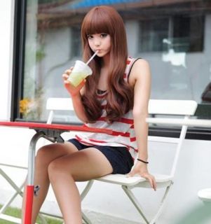 Details about 2013 New Sexy Korean Womens Girls Fashion Long Hair Wig