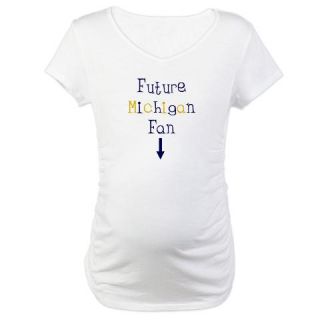 Future Michigan Football Fan Maternity T Shirt