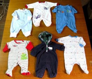 Infant Baby Boy Clothing Lot Size Newborn Carter's Gerber Bright Future