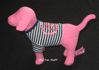 Victoria's Secret Pink Mini Sailor Dog w Stripe Shirt