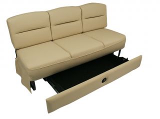 Frontier Sofa Bed RV Furniture motorhome w Slide Out Drawer