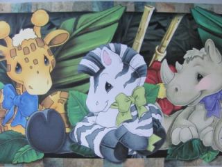 Zootles Jungle Wild Animals Safari Zoo Theme Baby Nursery Wallpaper Wall Border