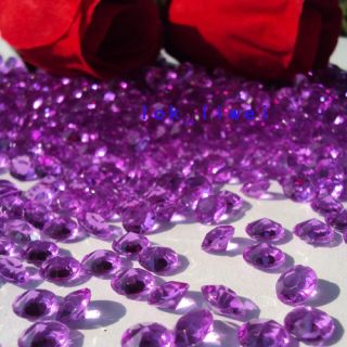 2000 6 5 1ct Purple Diamond Wedding Decoration Confetti
