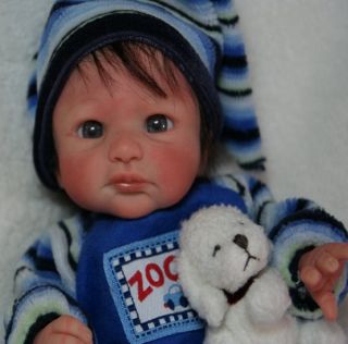 OOAK Hand Sculpted 7" Adorable Baby Boy by Melody Hess