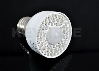 E27 54 LED PIR Occupancy Motion Sensor Light Bulb Lamp