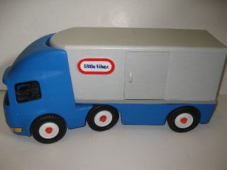 Little Tikes Semi Tractor Trailer Big Rig Truck Ride on or Push Preschool Toy