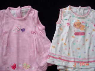 57 Pcs Baby Girl Newborn 0 3 3 6 Months Spring Summer Used Clothes Lot Outifts