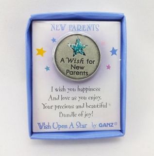 A Wish for New Parents Pocket Coin Baby Shower Gift Ideas Party Supplies