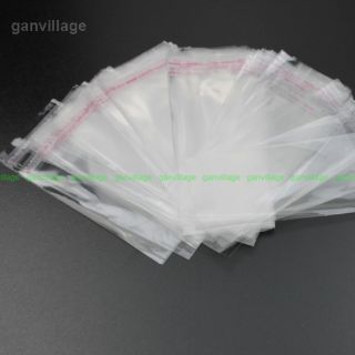 50x Clear Self Adhesive Seal Plastic Jewelry Gift Retail Packing Bags 2 36x4 72"
