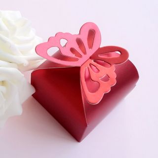 50 100 200 300 Butterfly Candy Box Gift Boxes Wedding Party Baby Shower Favor