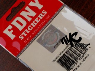 FDNY Bumper Sticker Fire Badge Shield New York Gifts