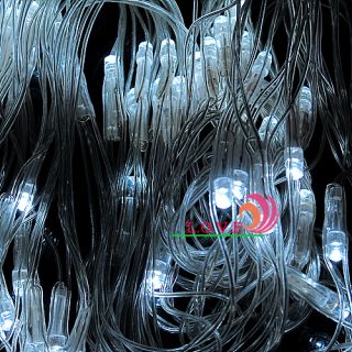 100 LED Net White Decoration Christmas Party Garden Hotel Wedding String Lights