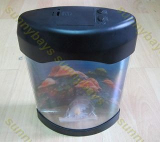 Magic x'mas Gift Colorful LED Light Electronic Toys Jellyfish Aquarium Fish Tank