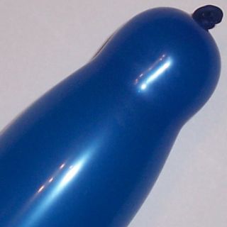 20 260Q Qualatex Dark Blue Animal Tying Balloons Long