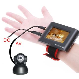2 5" inch Portable TFT LCD Monitor Testing Camera Video CCTV Tester Black