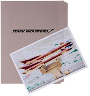 Iron Man Stark File Folder and Jericho Missile Photo