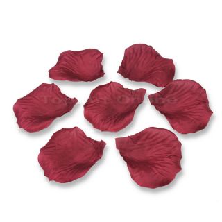 500pcs Silk Rose Petals Wedding Flower Scatters Decoration Confetti Favor Colors