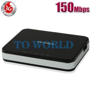 Mini Portable Wireless WiFi 3G Router Modem 150M LAN Wan CDMA2000 WCDMA TD Scdma
