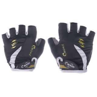 Sport Racing Bicycle Cycling Bike Half Finger Gloves Three Colors Size M L XL