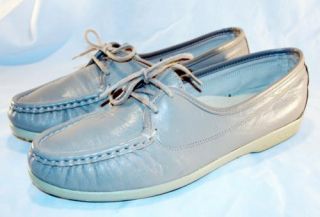 Womens SAS Beige Tan Mocha Classic Walking Shoes Loafers 6 5 M San Antonio Shoes