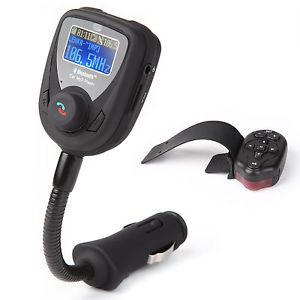 M0002 Car Bluetooth  Player FM Transmitter Steering Wheel Control USB TF Card