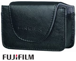 New Genuine Fuji Fujifilm FinePix Black Soft Leather Camera Case for A Series