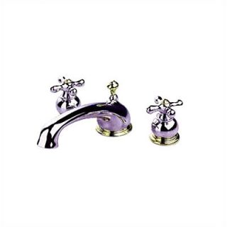 Elements of Design Hot Springs Double Handle Deck Mount Clawfoot Tub Faucet