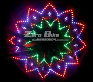 2013 Bike Bicycle Tire Wheel Valve 16 LED Flash Light with 32 Kinds of Change