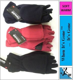 Mens Ladies Girls Boys 40gsm Thinsulate Ski Gloves Hats Earmuffs PIK frm List