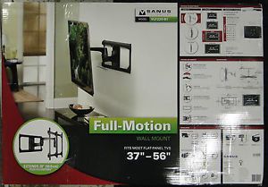 Sanus Systems Full Motion VLF220 B1 37" 56" Flat Panel TV Mount Plasma LCD LED