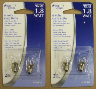 4 1 8 Watt G41 2 Mini Screw Base Light Bulbs G 4 1 2