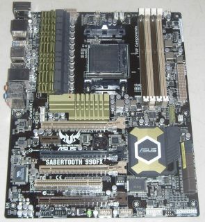 Asus Sabertooth 990FX AMD AM3 USB 3 0 SATA 6GB s Motherboard 0610839181148