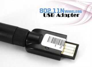Wireless USB Adapter WiFi Modem Router Transmitter with Antenna