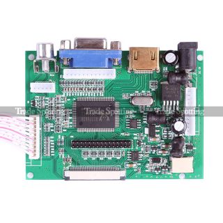 7 inch TFT LCD Monitor for Raspberry Pi Touch Screen Driver Board HDMI VGA 2AV