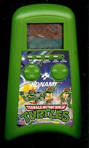 1989 Teenage Mutant Ninja Turtles Electronic Handheld Game LCD Arcade Konami Toy