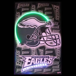 Neon Art Eagles Helmet Neon and LED Light Picture