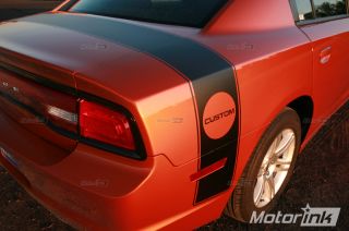 2011 Dodge Charger Super Bee Trunk Stripe Decal Graphics 3M 2012 Motorink