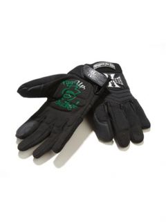 West Coast Choppers Black Riding Gloves