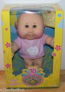 Cabbage Patch Kid Newborns 30th Anniversary Doll Pink Smile 8"