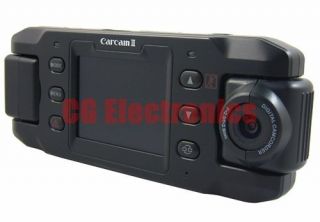 X8000 Dual Lens Car DVR Video Recorder GPS Logger G Sensor 2 0" TFT LCD