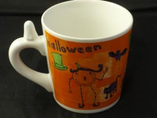 Starbucks Halloween Coffee Mug Cup Tea Boo Ghost SRBX 2009 Trick or Treat Kids