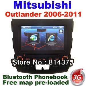 3G Car DVD GPS for Mitsubishi Outlander Peugeot 4007 Citroen C Crosser Head Unit