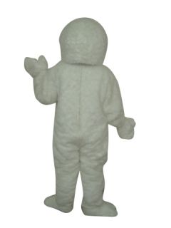 Yeti Snowman Adult Mascot Costume Fancy Dress