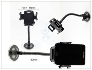 Long Gooseneck Arm Universal Car Mount Holder for I Phone  Player GPS Tablet