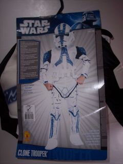 Star Wars Clone Trooper Kids Halloween Costume Helmet Size Small 4 6 Free SHIP