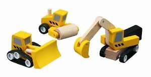PlanToys Excavator Toys Kids Children Baby Pull Toddler Games Push Toy New Fast
