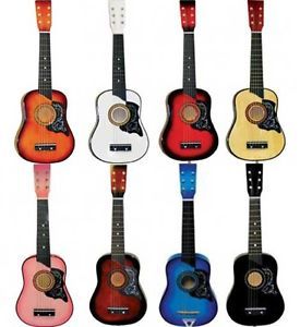 Childrens Kids Realistic Toy Guitar Set Fun or Learning 25" for Ages 7 and Under