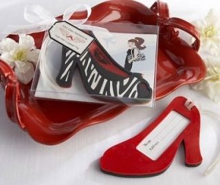 High Heel Red Luggage Tags Shower Favors Party Favors Gift for Women