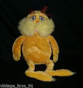 15" The Lorax Dr Seuss Kohl's Cares for Kids Stuffed Animal Plush Toy RARE