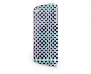 Purple Polka Dots Hard Cover Case for iPhone Samsung 65 More Phones